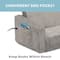 Serta® Perfect Sleeper Extra-Wide Convertible Sofa to Lounger